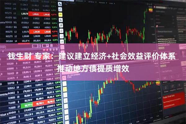 钱生财 专家：建议建立经济+社会效益评价体系 推动地方债提质增效