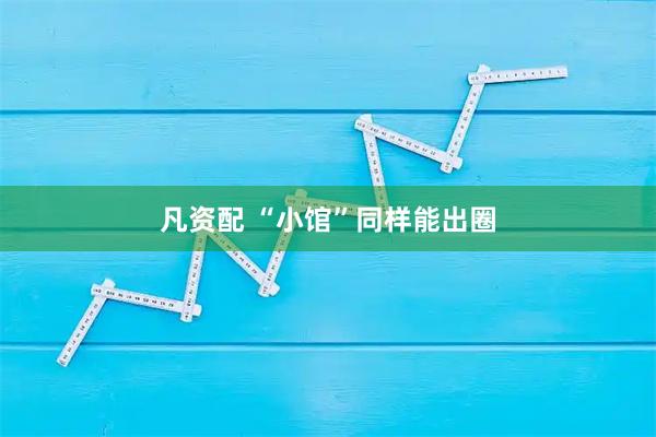 凡资配 “小馆”同样能出圈