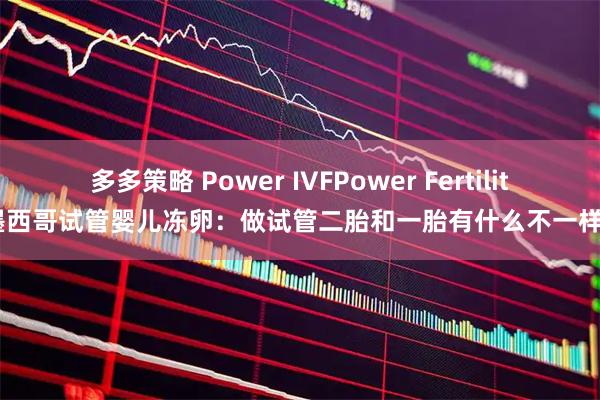 多多策略 Power IVFPower Fertility 墨西哥试管婴儿冻卵：做试管二胎和一胎有什么不一样吗？